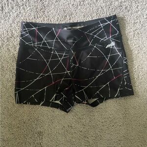 Avia Black and Red Athletic Shorts